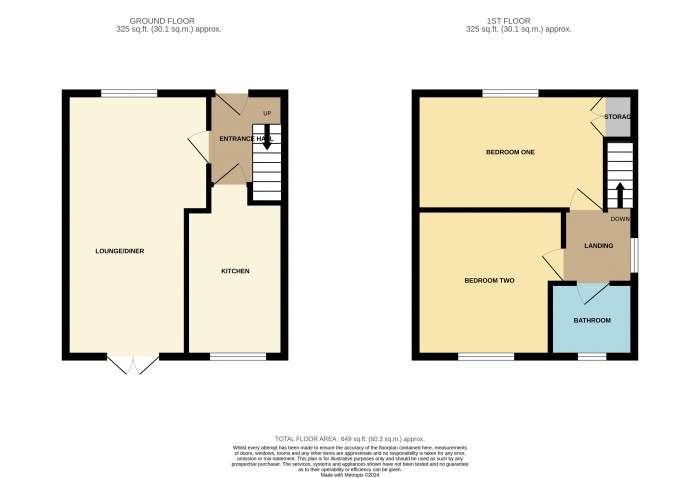 Floorplan for Bassingham Crescent, Ermine East, Lincoln