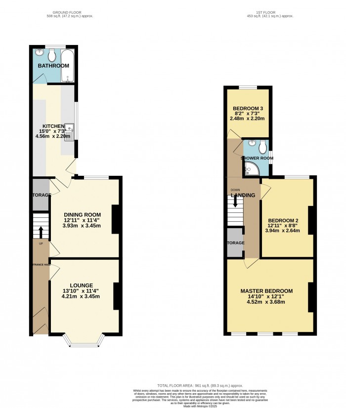 Floorplan for Burton Road, Uphill, Lincoln