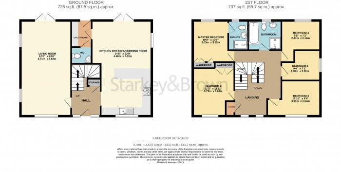 Floorplan for The Middlethorpe, Bishops Grange, Laceby