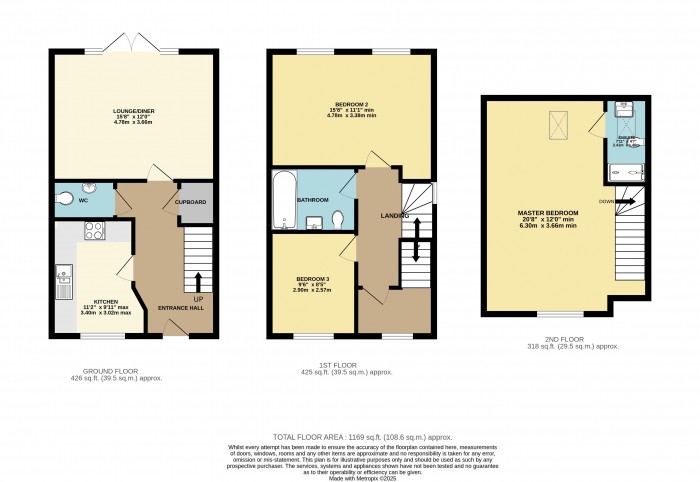 Floorplan for Easom Way, Branston, Lincoln