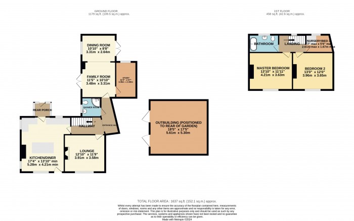 Floorplan for Tillbridge Road, Sturton by Stow, Lincoln