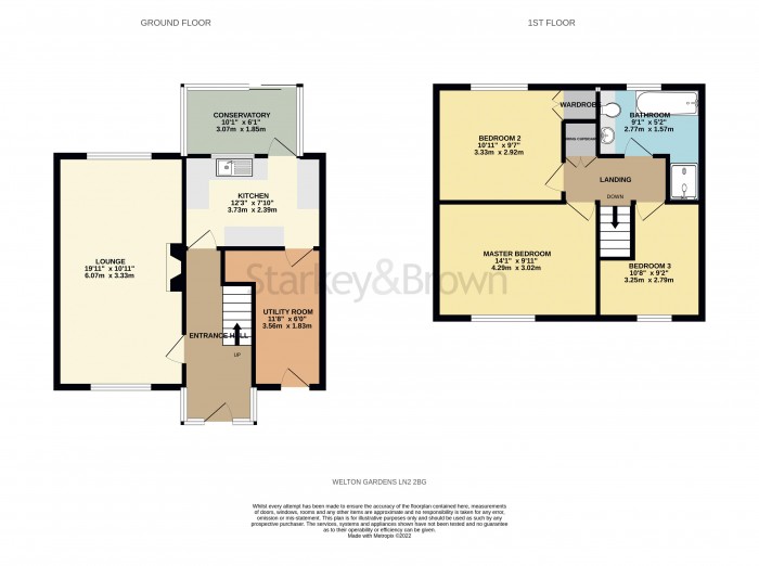 Floorplan for Welton Gardens, Ermine East, Lincoln