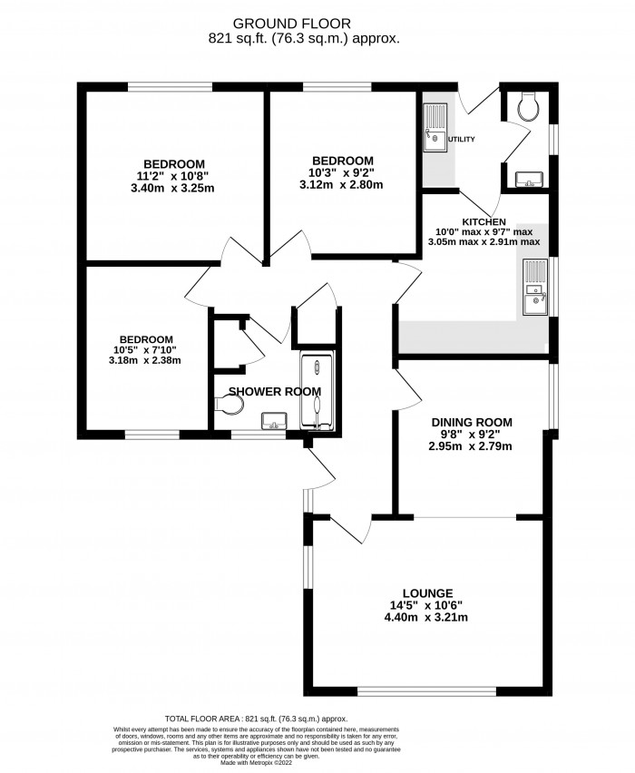 Floorplan for Seely Close, Heighington, Lincoln