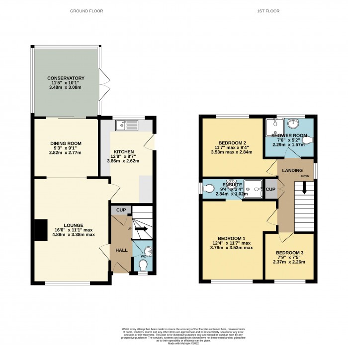 Floorplan for Dentons Way, Hibaldstow