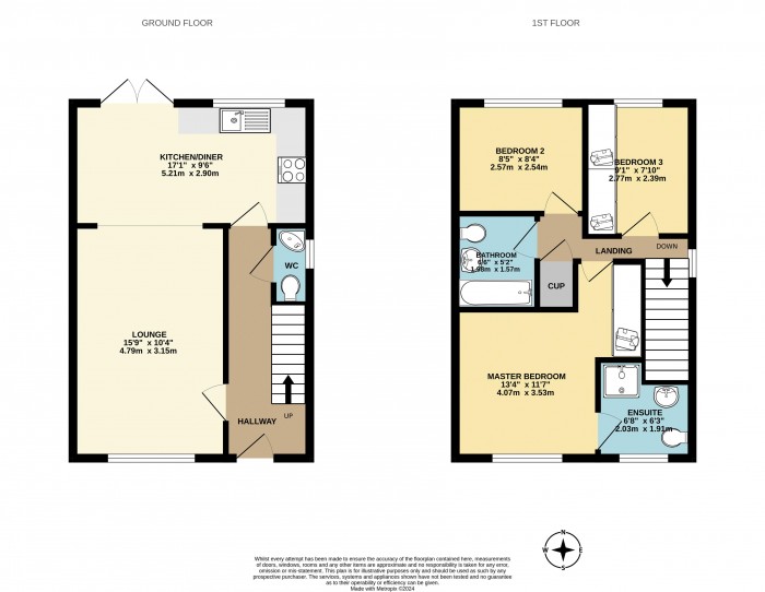 Floorplan for Beechcroft Drive, Kirton Lindsey