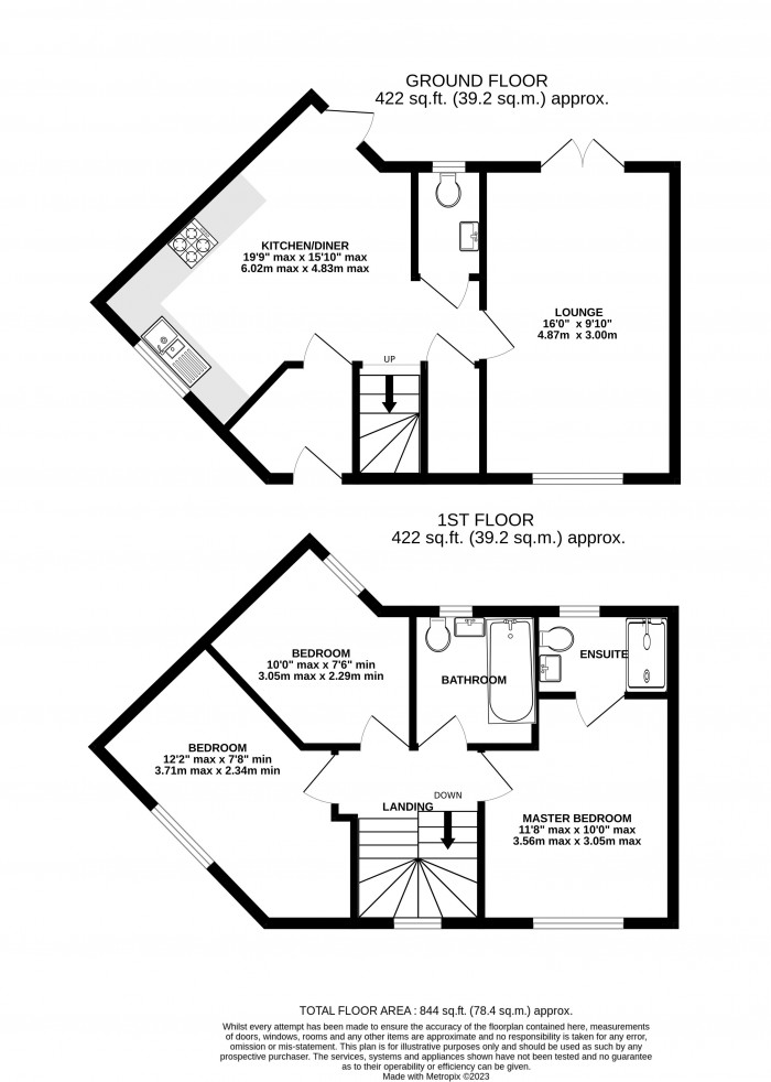 Floorplan for Kirk Road, Branston, Lincoln