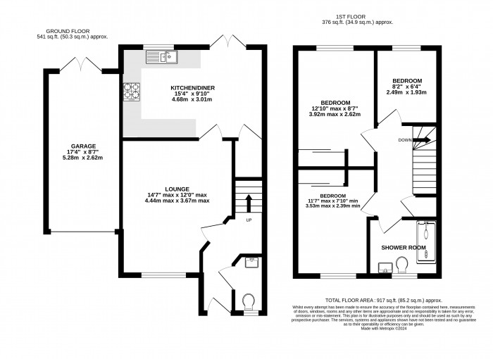 Floorplan for Harland Road, Glebe Park, Lincoln