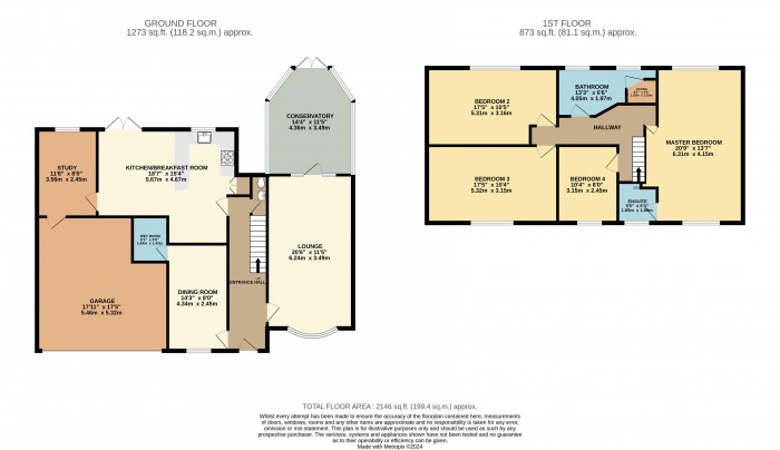 Floorplan for Beech Road, Branston, Lincoln