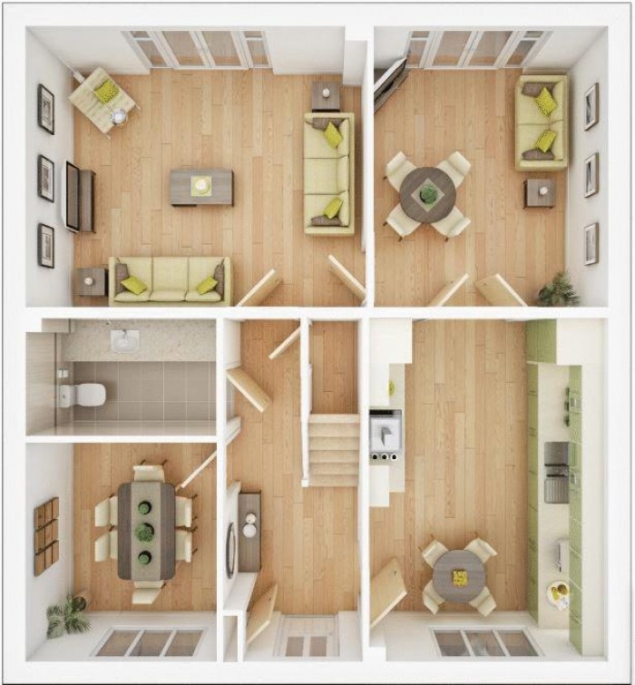 Floorplan for Saxilby Heights, Church Lane, Lincoln