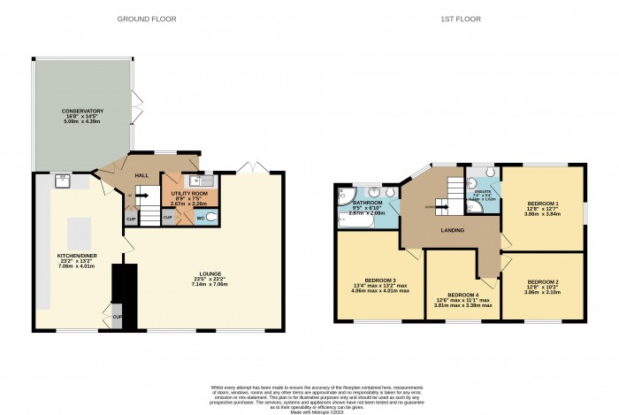 Floorplan for Northlands Road, Winterton