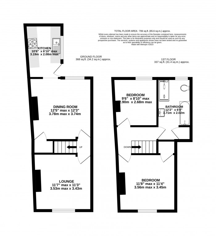 Floorplan for Cross Street, Lincoln