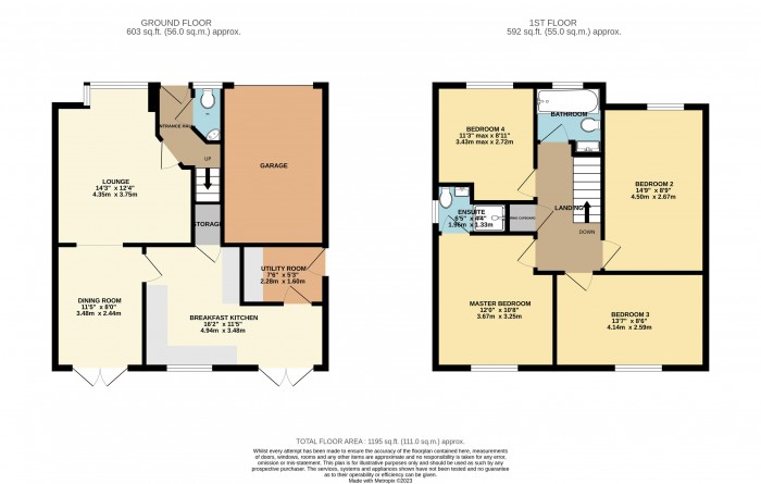 Floorplan for Goodwood Way, Doddington Park, Lincoln