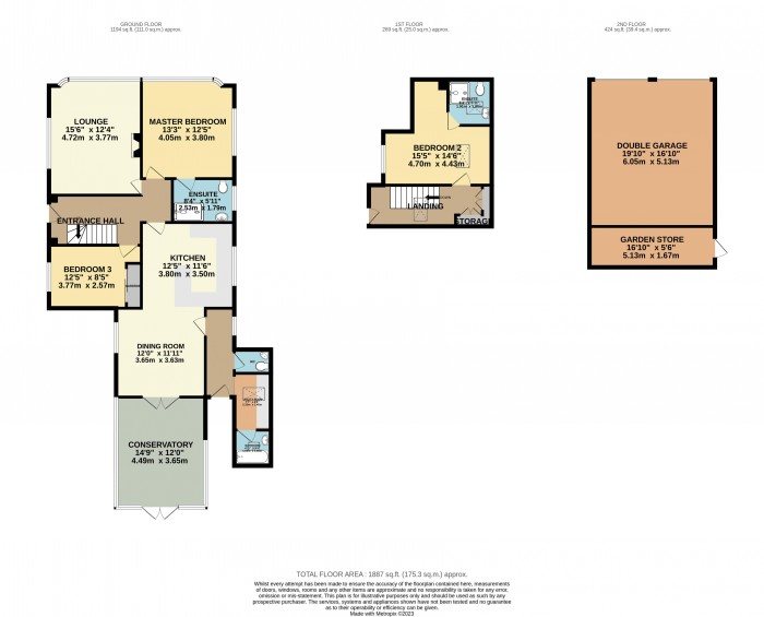 Floorplan for Alabala Close, Washingborough, Lincoln