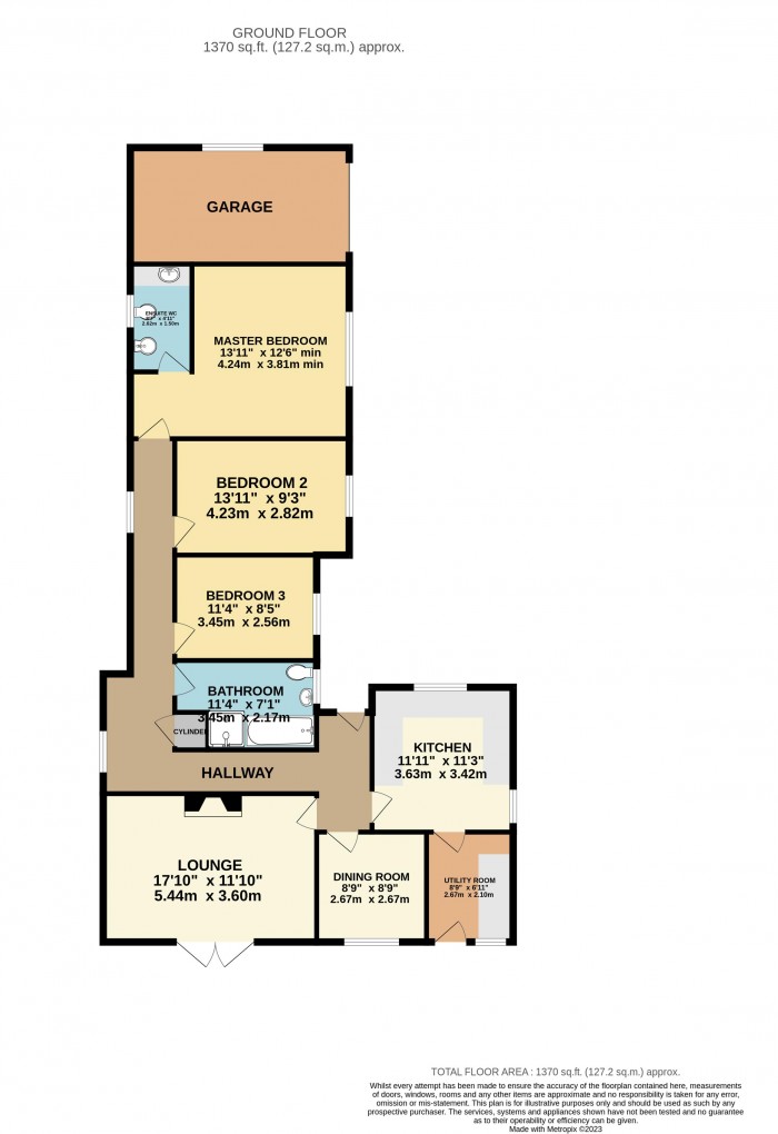 Floorplan for Main Street, Norton Disney, Lincoln