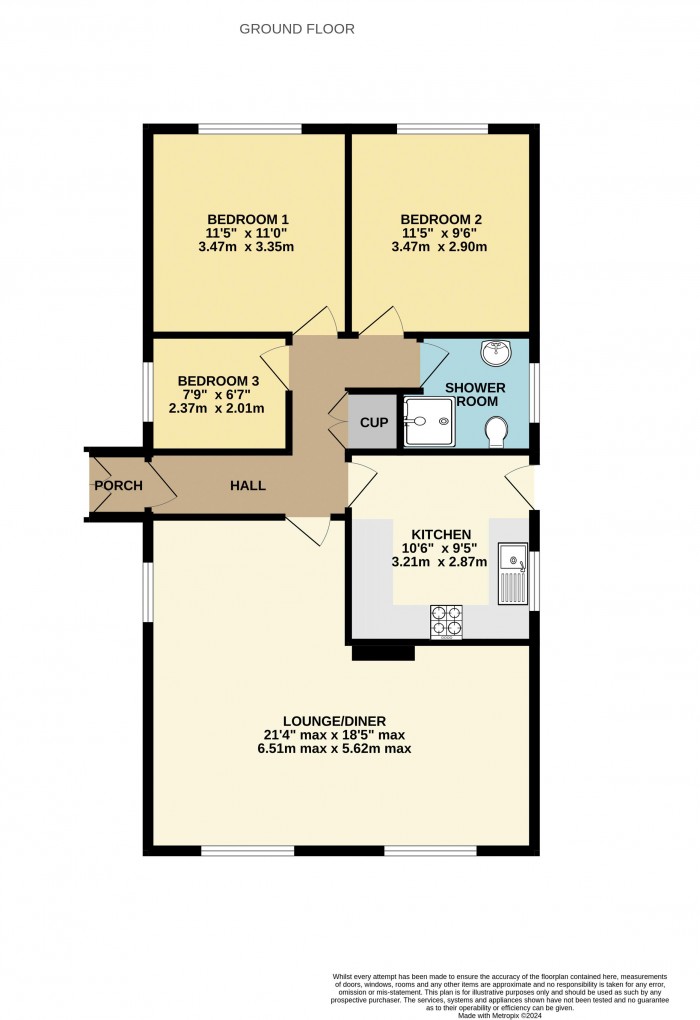 Floorplan for Windsor Crescent, Yaddlethorpe