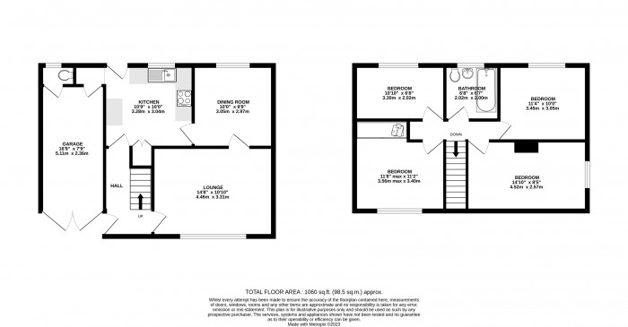 Floorplan for St. Simons Drive, Cherry Willingham, Lincoln