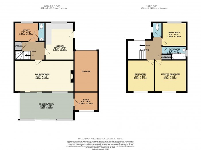 Floorplan for Woodfield Avenue, Lincoln