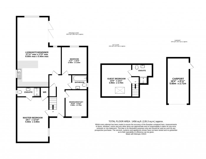 Floorplan for Church View, Church Lane, Cherry Willingham