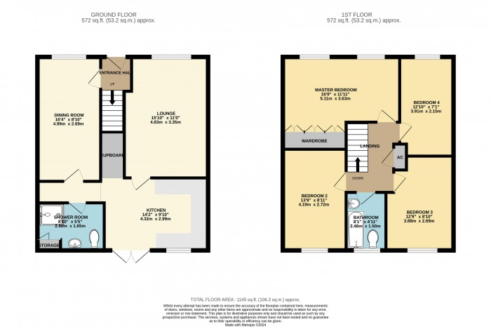 Floorplan for Larne Road, Off Brant Road, Lincoln