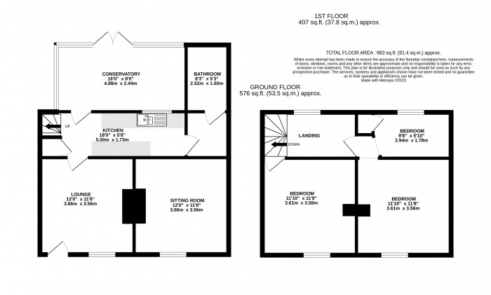 Floorplan for High Street, Cherry Willingham