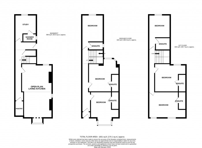 Floorplan for Yarborough Road, Lincoln