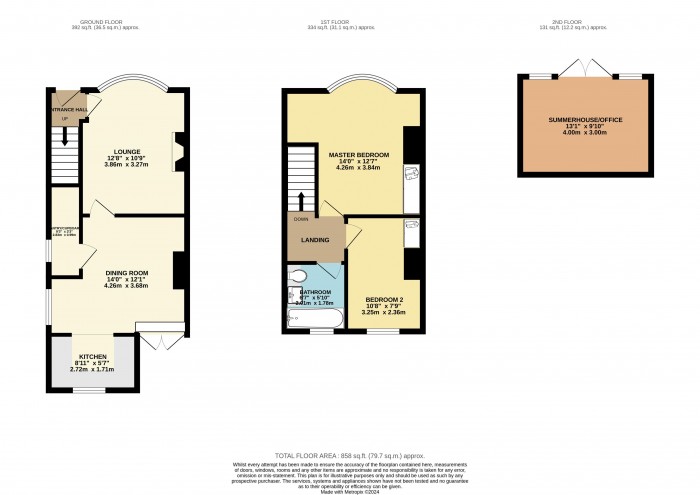 Floorplan for Quorn Drive, Lincoln