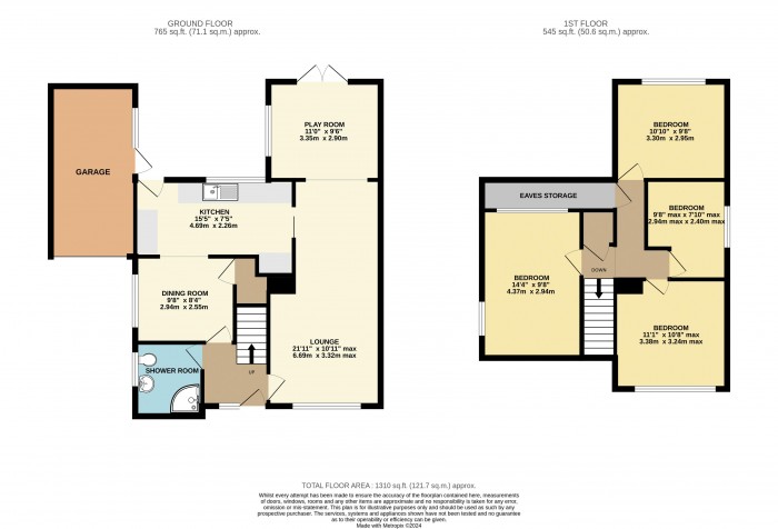 Floorplan for Laburnum Drive, Cherry Willingham, Lincoln