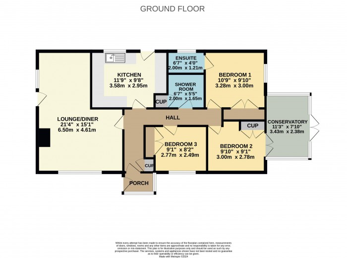 Floorplan for Avenswood Lane, Scunthorpe