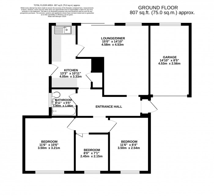 Floorplan for Hillside Avenue, Lincoln