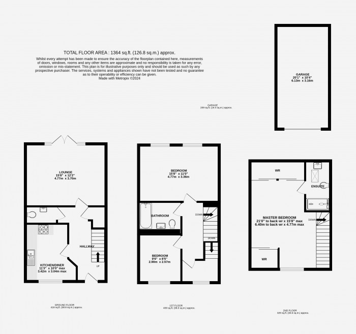 Floorplan for Kirk Road, Branston, Lincoln