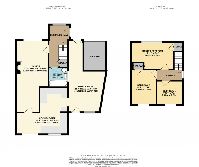 Floorplan for Calder Road, Brant Road, Lincoln