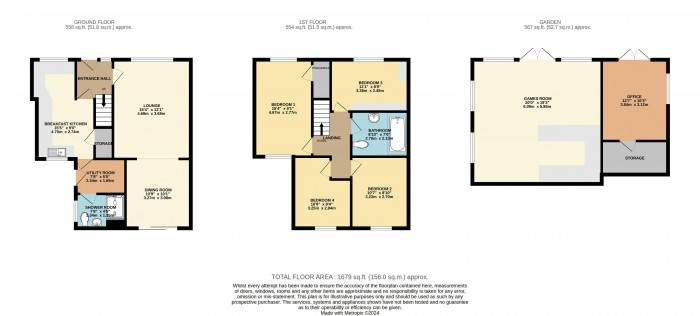 Floorplan for Lincoln Road, North Hykeham, Lincoln