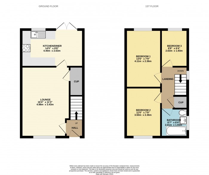 Floorplan for Ivy House Court, Scunthorpe