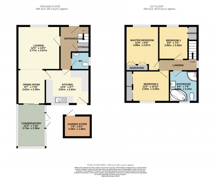 Floorplan for Hawthorn Chase, Lincoln