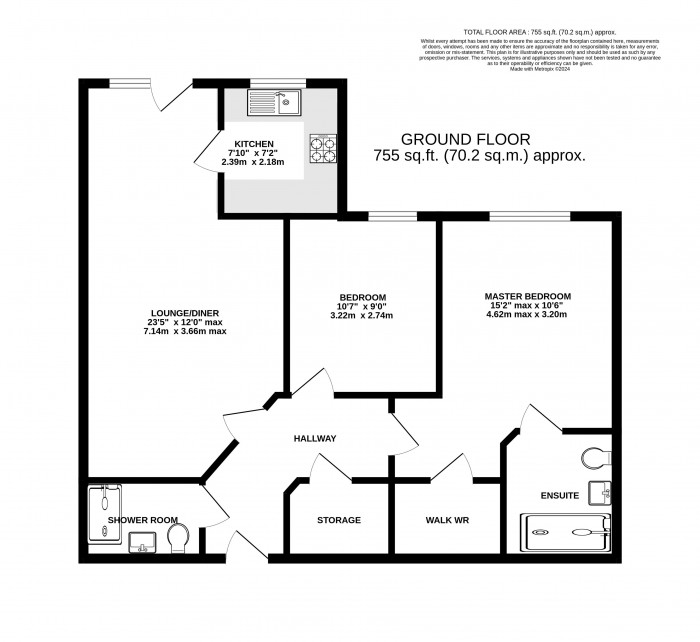 Floorplan for Tattershall Road, Woodhall Spa