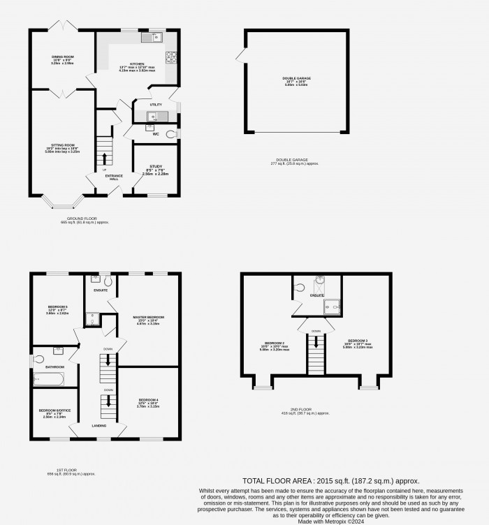 Floorplan for Buck Close, Carlton Boulevard, Lincoln