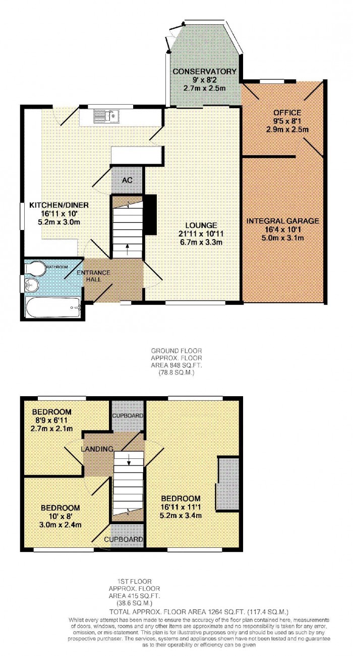 Floorplan for Laburnum Drive, Cherry Willingham, LN3 4AT