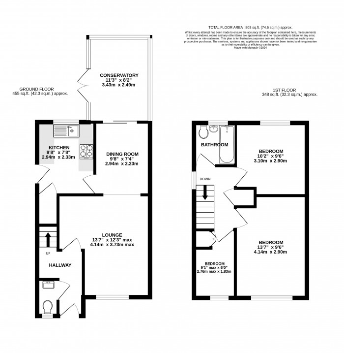 Floorplan for Fox Covert, Sudbrooke, Lincoln