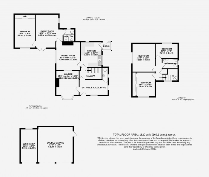 Floorplan for Silver Street, Branston, Lincoln