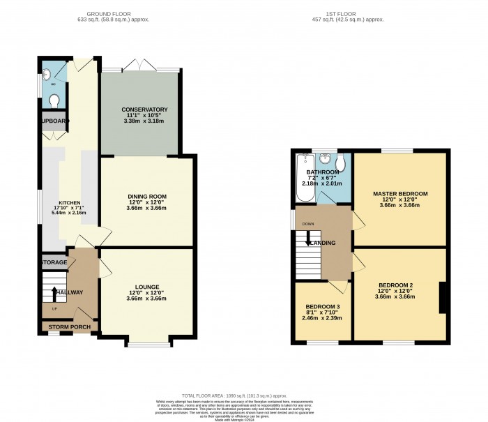 Floorplan for Spilsby Road, Horncastle