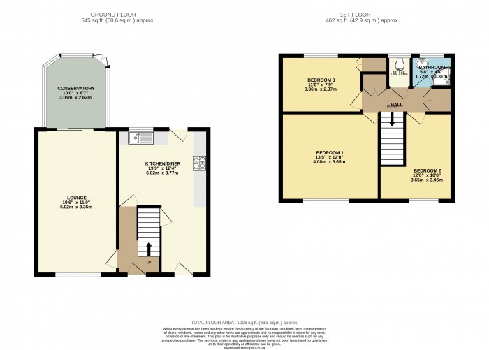 Floorplan for Laughton Way North, Lincoln