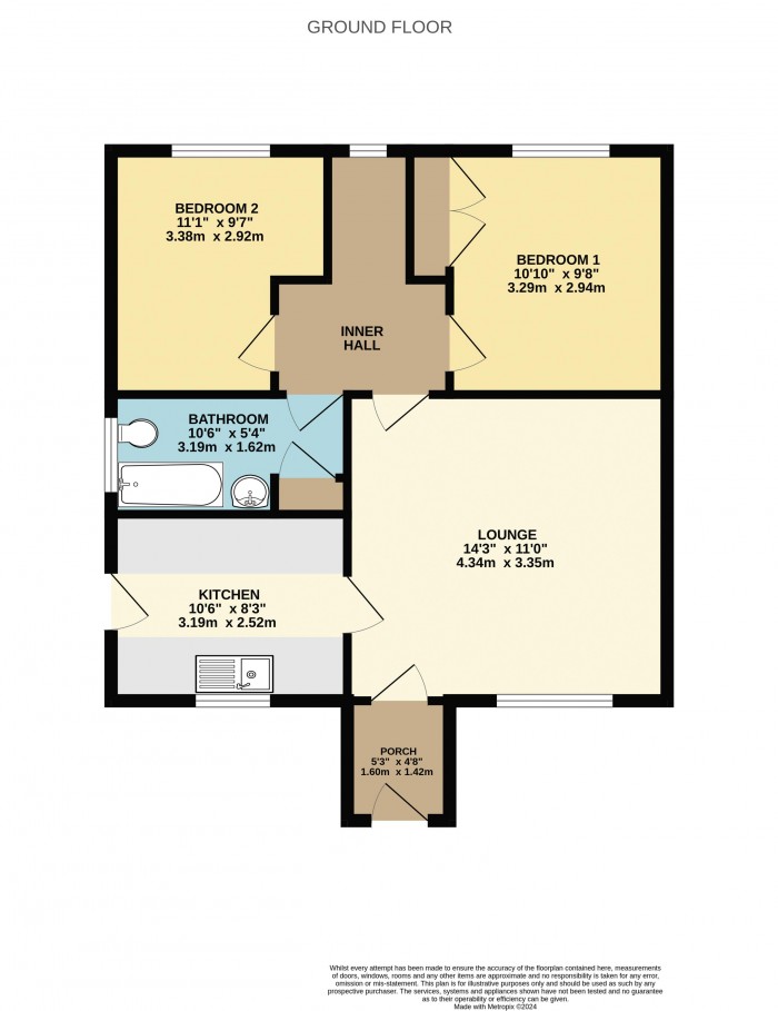 Floorplan for Whitfield Road, Scunthorpe