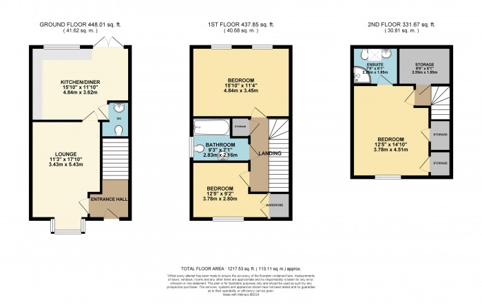 Floorplan for Rectory Park, Sturton By Stow, Lincoln