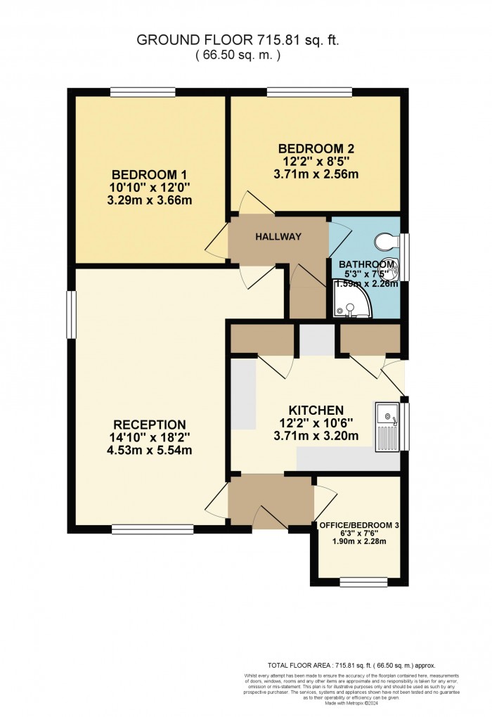 Floorplan for Chiltern Road, Lincoln