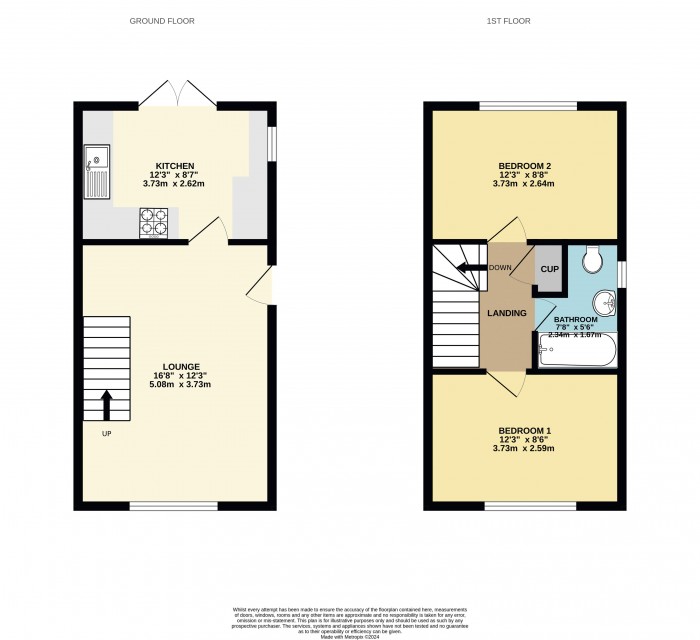 Floorplan for Dale Park Avenue, Winterton