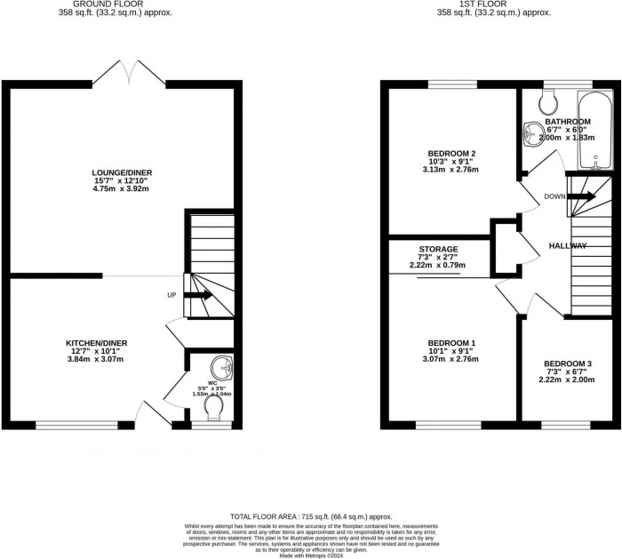 Floorplan for Westbrooke Road, Lincoln