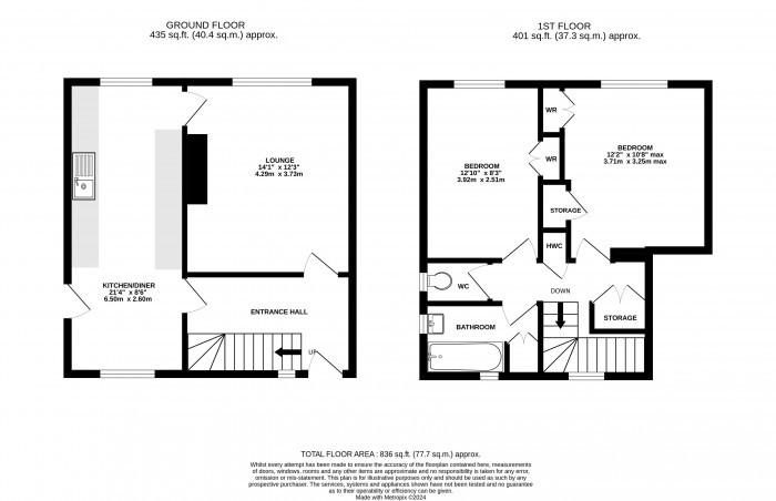 Floorplan for Second Avenue, Scampton, Lincoln