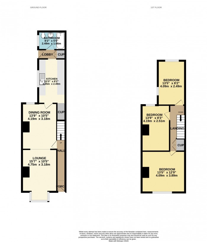 Floorplan for Berkeley Street, Scunthorpe