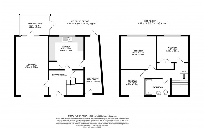 Floorplan for Hickory Road, Lincoln