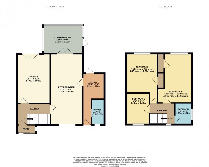 Floorplan for Bonby Grove, Scunthorpe